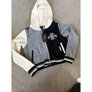 Pro standard Iowa State cropped jacket new with tags womens M